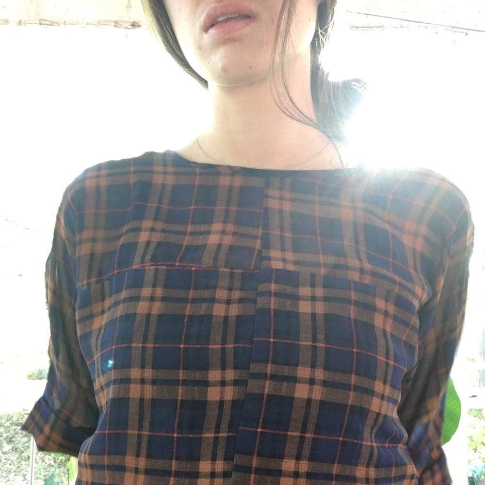 Tartan blouse